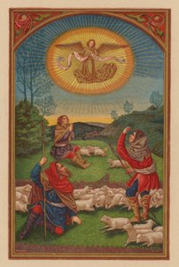 Ehre sei Gott in der Höhe (Chromolithographie) von Austrian School