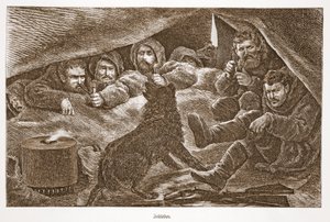 Leben im Zelt, 1896 von Austrian School