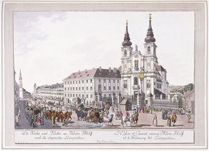 Pfarrkirche und Kloster Mariahilf in Leimggruben von Austrian School