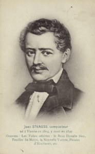 Porträt von Johann Strauss II von Austrian School