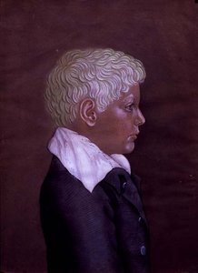 Porträt eines blondhaarigen Jungen, ca. 1830