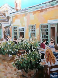 Sommer Café Terrasse