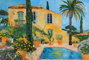 Sonnige mediterrane Villa
