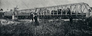 Ponte da E. F. Mogyana über den Rio Pardo, 1895 von Axel Frick