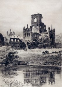 Kirkstall Abbey von Südosten