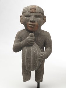 Mann, der eine Kakaoschote trägt, 1440-1521