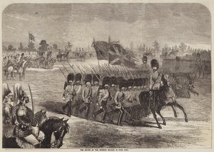Die Parade der Krim-Brigade im Hyde Park von B. Clayton