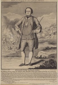Hannah Snell, die Soldatin (Gravur) von B. Cole