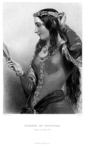 Eleonore von der Provence, um 1223-1291, Königin von König Heinrich III., 19. Jahrhundert