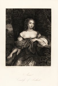 Porträt von Anne Carnegie, Gräfin von Southesk von B. Holl