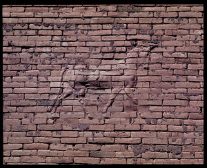 Detail eines Stiers, Relief des Ischtar-Tores, 580 v. Chr. von Babylonian