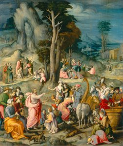 Das Sammeln von Manna, 1540-1555 von Bacchiacca