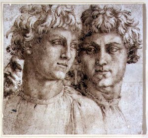 Studie von Köpfen von Baccio Bandinelli