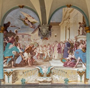 Cosimo II empfängt die Gewinner des Bona-Festes