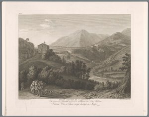 Ansicht von San Cosimato Suite von VI Ansichten der Umgebung von Rom (Serientitel)