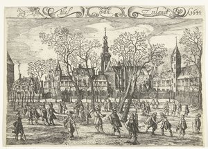 Der Hof von Zeeland in Middelburg, 1644 von Balthasar Florisz. van Berckenrode