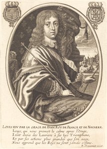 Ludwig XIV., König von Frankreich von Balthasar Moncornet