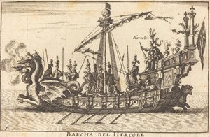 Barcha del Hercole von Balthasar Moncornet after Remigio Cantagallina
