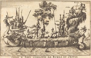 Calai und Zeti von Borea und Oritia geführt von Balthasar Moncornet after Remigio Cantagallina