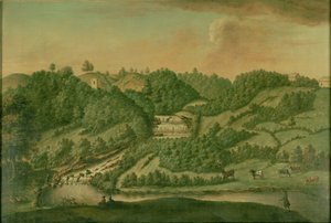Blick auf den Fluss Skell bei Studley Royal von Balthasar Nebot