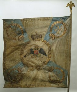 Banner des Semenovsky Leibgarderegiments, nach 1825 von Banners and Standards Flags