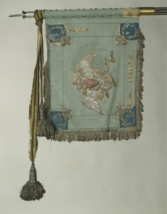 Die Standarte des Heiligen Georg des Kürassierregiments der Leibgarde Seiner Majestät, ca. 1830 von Banners and Standards Flags
