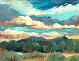 Himmel von New Mexico, ca. 1990-2005