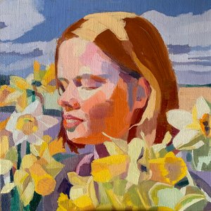 Träumen von Sonnenblumen von Barbara Hoogeweegen