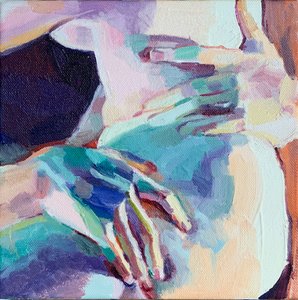 Hand 5 von Barbara Hoogeweegen
