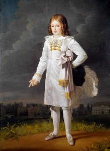 Ganzkörperporträt von Frederic Napoleon, Prinz Bacciochi von Barbara Krafft