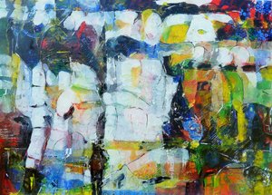 Bunte Abstrakte Figuren von Barbara Piatti