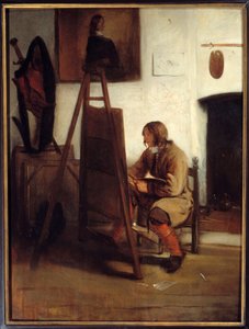 Ein junger Maler in seiner Werkstatt von Barent Fabritius