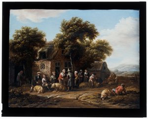 Der Schweinemarkt von Barent Gael