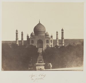Agra, Der Taj, Gesamtansicht von Baron Alexis de La Grange