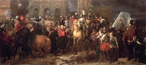 Einzug von Henri IV in Paris, 22. März 1594 von Baron François Pascal Simon Gérard