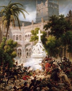 Angriff auf das Kloster Santa Engracia, 8. Februar 1809 von Baron Lejeune Louis François