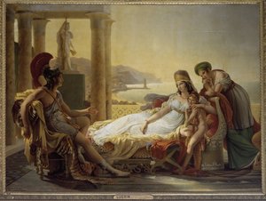Aeneas erzählt Dido von den Unglücken in Troja von Baron Pierre Narcisse Guerin