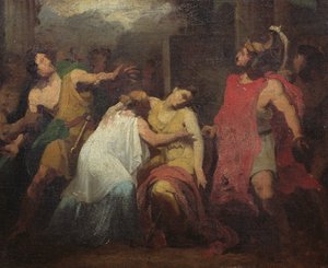 Studie für den Tod der Lucretia von Baron Pierre Narcisse Guerin