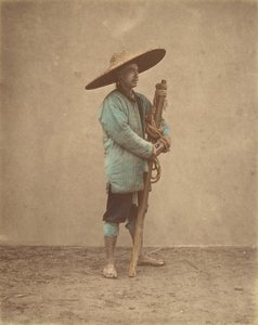 [Chinesischer Mann mit Hut], 1870er Jahre von Baron Raimund von Stillfried