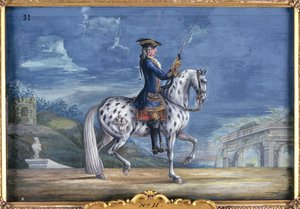 Nr. 11 Ein Appaloosa-Pferd der Spanischen Hofreitschule, aus dem kaiserlichen Gestüt in Böhmen von Baron Reis Eisenberg