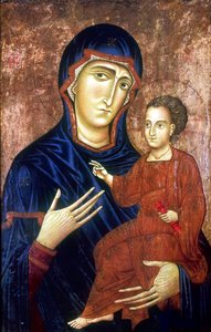 Madonna mit Kind, 1230 von Barone Berlinghier