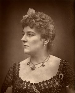 Britische Schauspielerin Henrietta Lindley in Jim the Penman, 1886