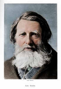 John Ruskin, englischer Kritiker, Dichter und Künstler, um 1880er Jahre