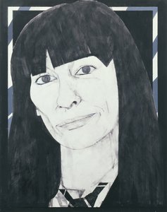Porträt von Beryl Bainbridge, Illustration für Cosmopolitan, 1970er