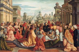 Historienzyklus: Kreuzauffindung der hl. Helena von Barthel Beham