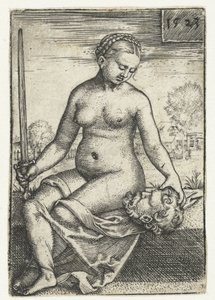 Judith mit dem Kopf von Holofernes und Schwert von Barthel Beham