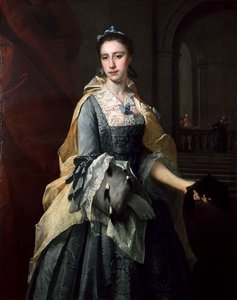 Porträt von Catherine Havers von Barthelemy (attr. to) Du Pan