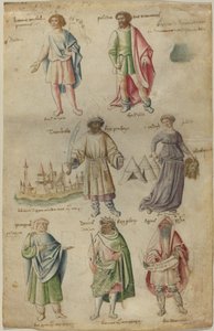 Sieben berühmte Figuren aus der antiken Geschichte von Barthélemy van Eyck