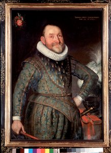 Porträt des französischen Dichters Theodore Agrippa d