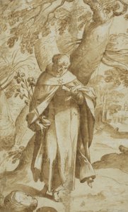 Heiliger Dominikus liest